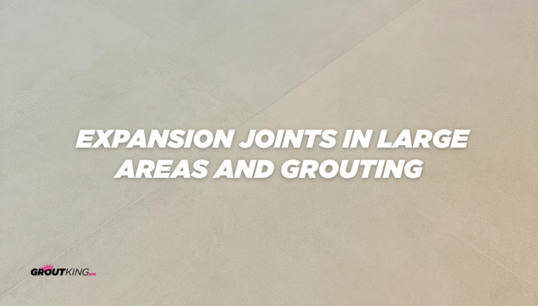 Expansion Joints in Large Areas and grouting