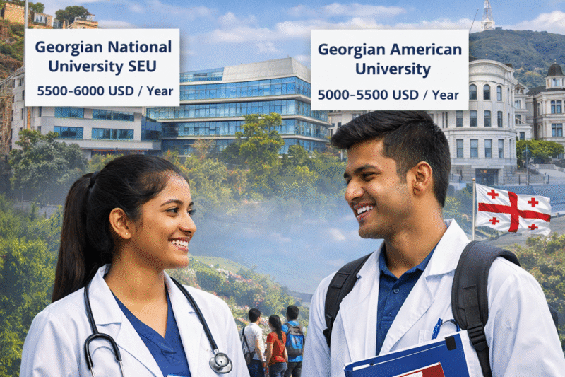 What is the Admission Process in Georgia for MBBS 2026?