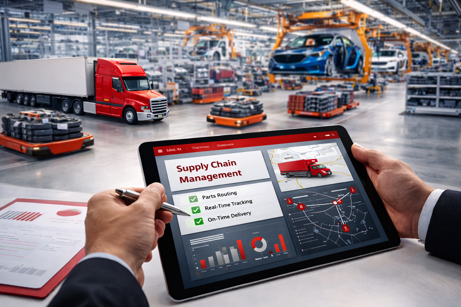 How Just-in-time Delivery Logistics for Auto Industry works