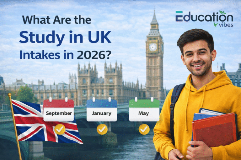 Explore Study in UK Intakes for 2026. Learn about September, January & May intakes, deadlines, and which intake is best for Indian students.