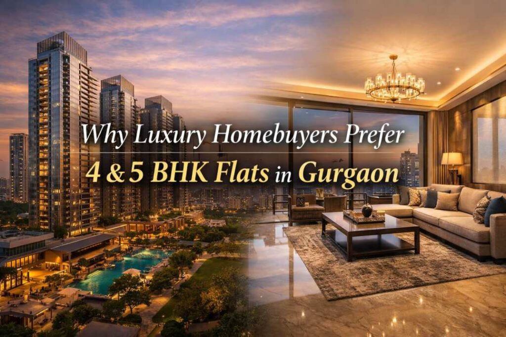 Why Luxury Homebuyers Prefer 4 BHK and 5 BHK Flats in Gurgaon