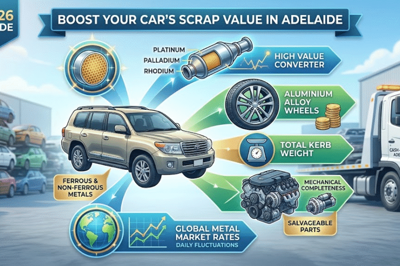 5 Factors That Boost Your Vehicle’s Scrap Value in Adelaide