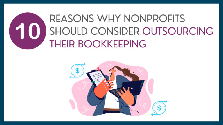 outsourced bookkeeping for nonprofits