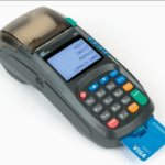 terminal for a credit card
