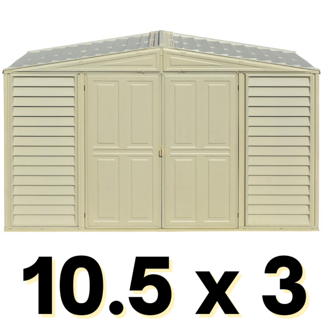 Outdoor storage shed