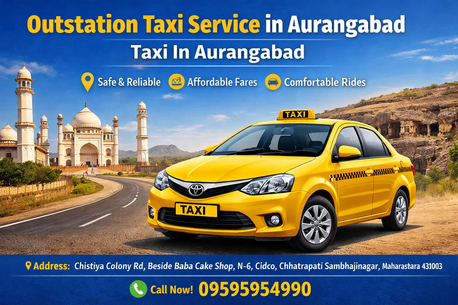 Outstation taxi service in Aurangabad