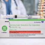 Prolia 60mg injection vial for osteoporosis treatment reducing fracture risk